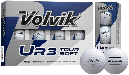 Volvik New Tour Soft Golfballen Wit van Merkloos