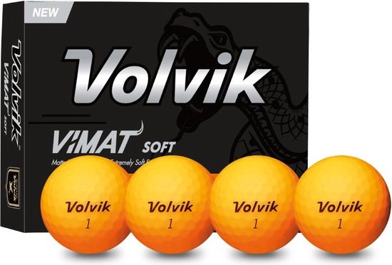 Volvik Vimat Golfballen - Oranje - 12 Stuks van Volvik