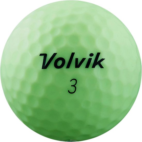 Volvik Vimat Soft 12-delige groene matte golfballen set van Merkloos