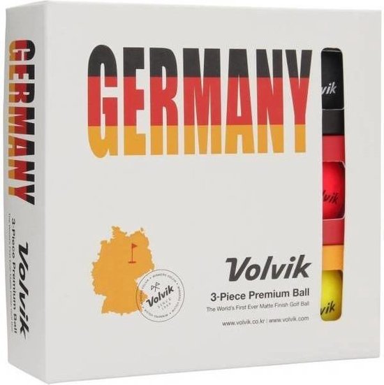 Volvik Vivid Golfballen Country Pack DE - 9 Stuks van Volvik