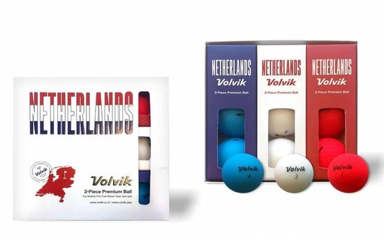 Volvik Vivid Golfballen Country Pack NL - 9 stuks van Volvik