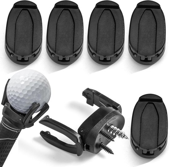 Vouwbare Golfbal Oppakker met Zuignap - Handige Accessoire voor Golfer, Ideaal voor Putter Grip en Rugbeschermer - 6 Stuks van Merkloos