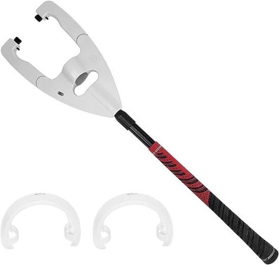 VR Golf Club Handvat - Virtual Reality Golf Accessoire - Verbeter VR Gameplay - Koolstofvezel Constructie - Verstelbare Lengte - Zwart