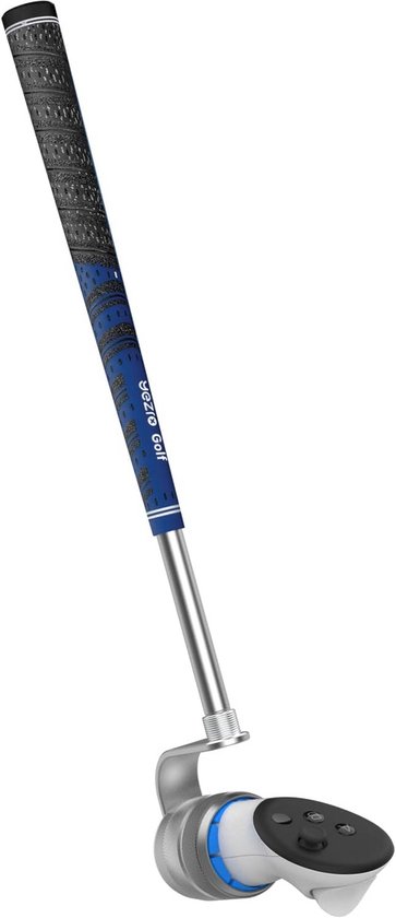 VR Golfclub Houder voor Meta Quest 3 - Aluminium Handvat met Echte Grip (Rechtshandig) van Merkloos