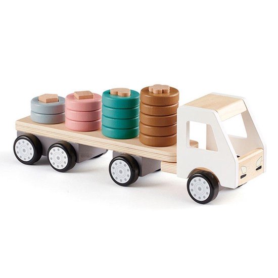 Vrachtwagen met ringen Aiden | Kid's Concept van Kid’s Concept.