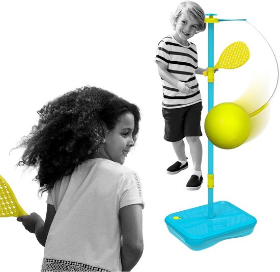 Vroege Fun Swingball - 37x46x10 cm - Veilige Schuimbal - Lichtgewicht Vleermuizen - All Surface Basis - Draagtas - Hand-oogcoördinatie - Geschikt vanaf 3 jaar van Merkloos