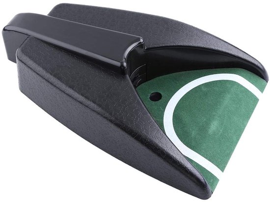 VT Goods - Automatic Putting Cup - Golf Training - Ideaal voor indoor gebruik - Zwart met groene oppervlakte - Putten - Training hulpmiddel - Geschi..