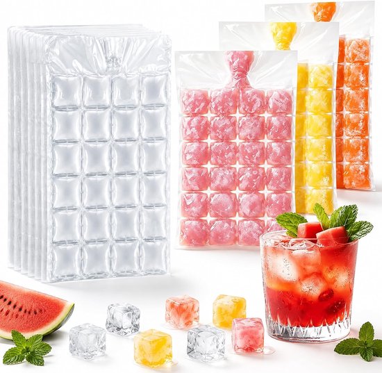Vulbare ijslollyzakjes voor zomerfeestgangers