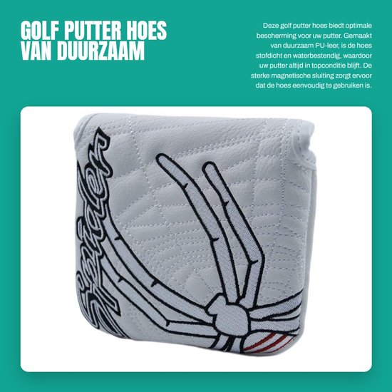 Waterdicht - Dailygoods- Golf Putter Hoes Duurzaam PU-leer