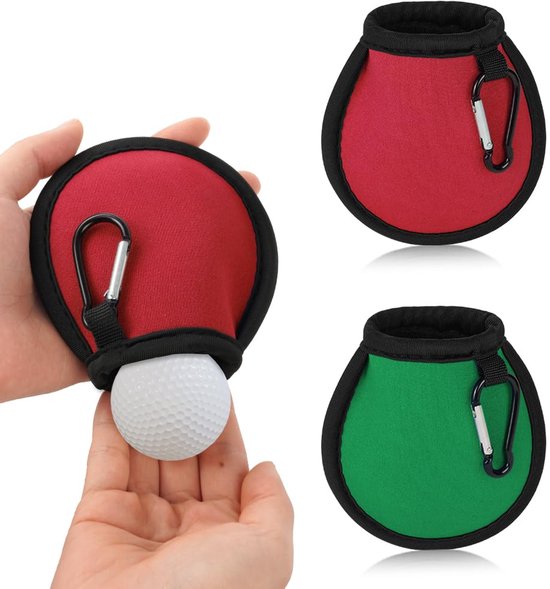 Waterdichte Golfbal Cleaner Pouch met Karabijnhaak
