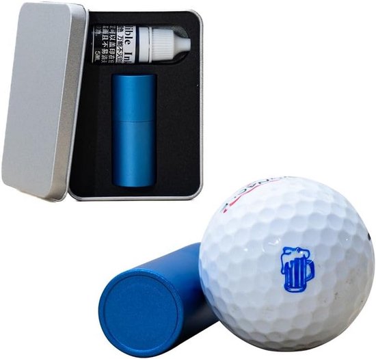 Waterdichte Golfbal Stempel met Permanente Inkt | Personaliseer Uw Golfballen