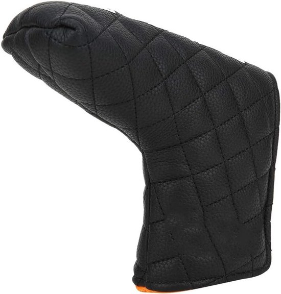 Waterdichte Putter Cover van PU met Pluche L-vormig Ontwerp voor Optimale Bescherming en Clubaccessoire in Zwart