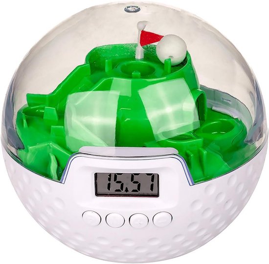 Wekker 'Golfbal' - Digitale wekker met origineel ontwerp en speelfunctie