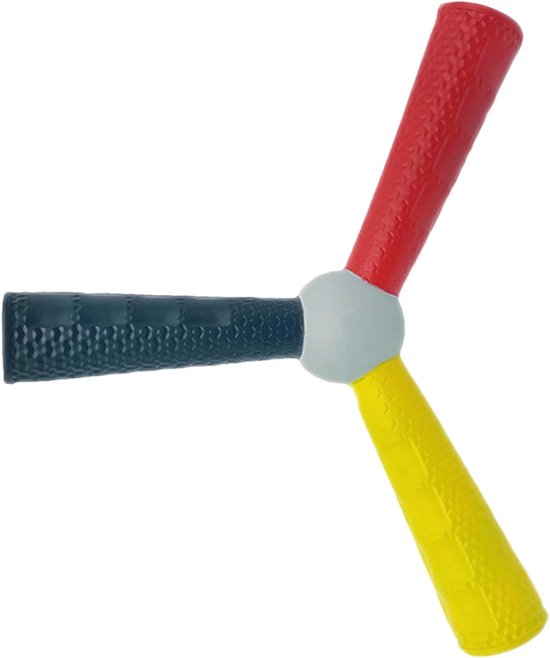 Werpstok Trainingshulp - Reactie Trainer - Sport Verbetering - Zacht Flexibel Ontwerp - 26x26x4 cm - Driekleurig