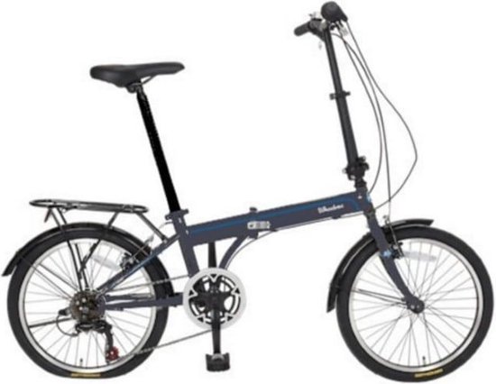 Wheelerz Vouwfiets - Fiets - 6 versnellingen - Antraciet  - 20 Inch van Wheelerz