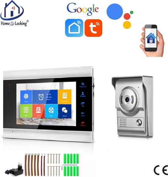 Wifi deurintercom met bediening via APP en werkt met spraakgestuurde apps. T-2104 van Smartwares