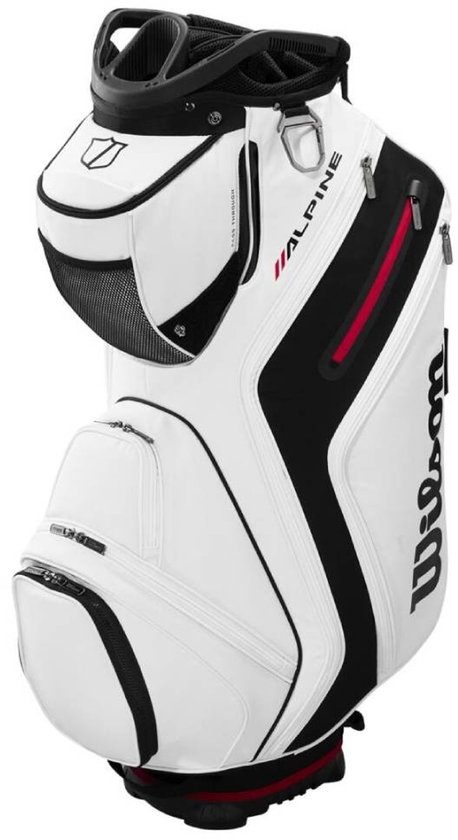 Wilson Alpine Cartbag 2025 - Wit Zwart van Merkloos