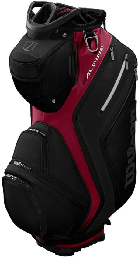 Wilson Alpine Cartbag 2025 - Zwart Rood van Wilson