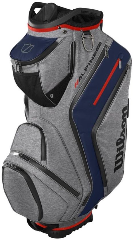 Wilson Alpine Dry Waterproof Cartbag 2025 - Grijs Blauw van Merkloos
