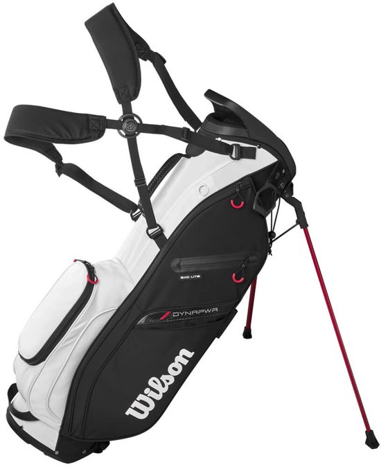 Wilson Exo Lite DynaPWR Standbag 2025 - Zwart Rood Wit van Merkloos