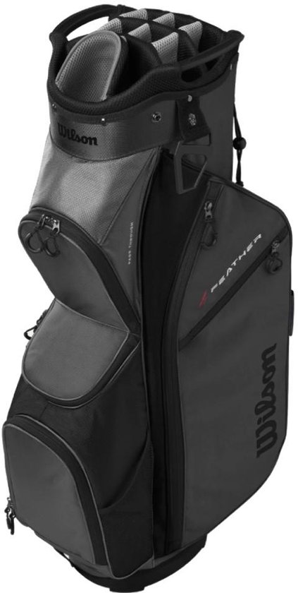 Wilson Feather Cartbag 2026 - Grijs Zwart van Merkloos