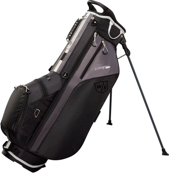 Wilson Feather Standbag 2026 - Zwart Grijs Rood van Merkloos