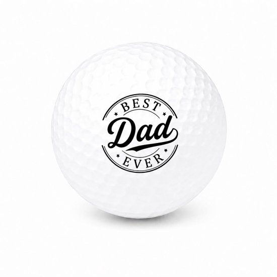 Wilson Golfballen Best Dad Ever - Vaderdag Golf Cadeau - 15 stuks - Bedrukte Golfballen