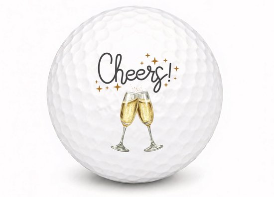 Wilson Golfballen Cheers - Feest Golf Cadeau - 3 stuks