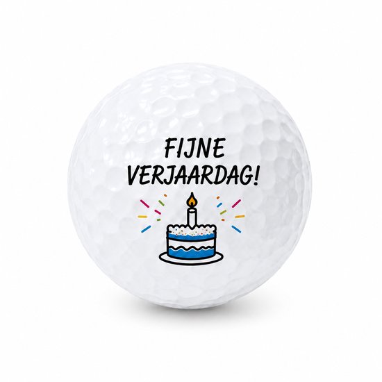 Wilson Golfballen Fijne Verjaardag - Verjaardag Golf Cadeau - 15 stuks