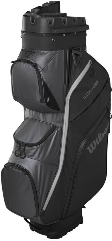 Wilson i-Lock IV Dry Waterproof Cartbag 2025 - Zwart Grijs van Wilson