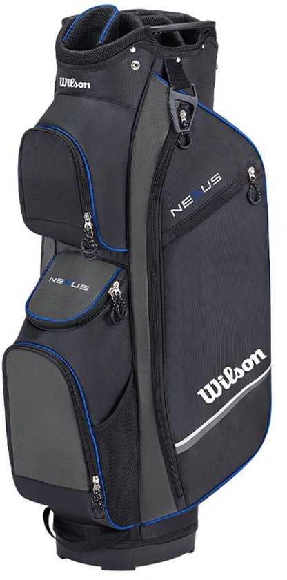 Wilson Nexus cart bag zwart grijs blauw