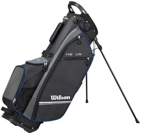 Wilson Nexus stand bag golftas zwart grijs blauw