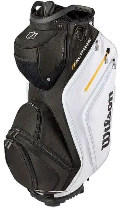 Wilson Staff Alpine Cartbag Wit Zwart Oranje van Merkloos