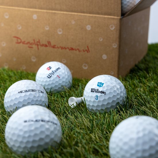 Wilson Staff Duo Soft - Lakeballs - 25 gebruikte golfballen - wit van Wilson Staff