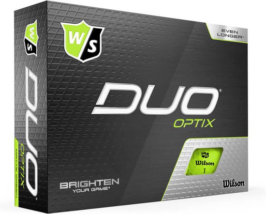 Wilson Staff DUO Soft+ Optix Golfballen - Mat Groen - 12 Stuks van Wilson Staff