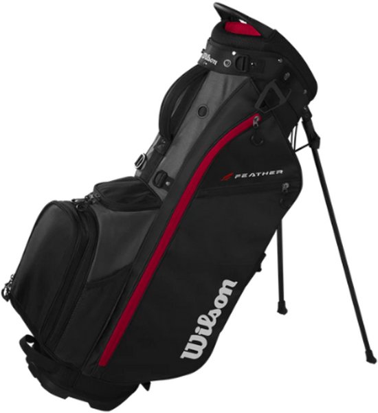 Wilson Staff Feather Standbag Zwart/Rood van Merkloos