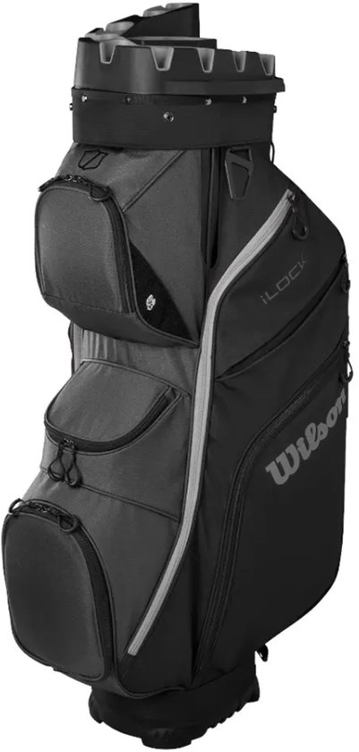 Wilson Staff I-Lock Golftas - Cartbag - Zwart Grijs van Merkloos