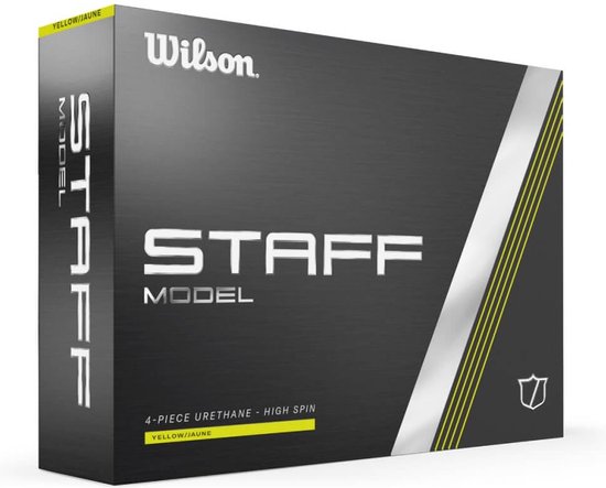 Wilson Staff Model Golfballen 2024 - Geel - 12 Stuks van Wilson