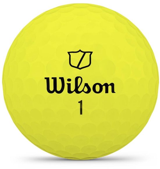 Wilson Staff Model Golfballen 2026 - Geel - 12 Stuks van Merkloos