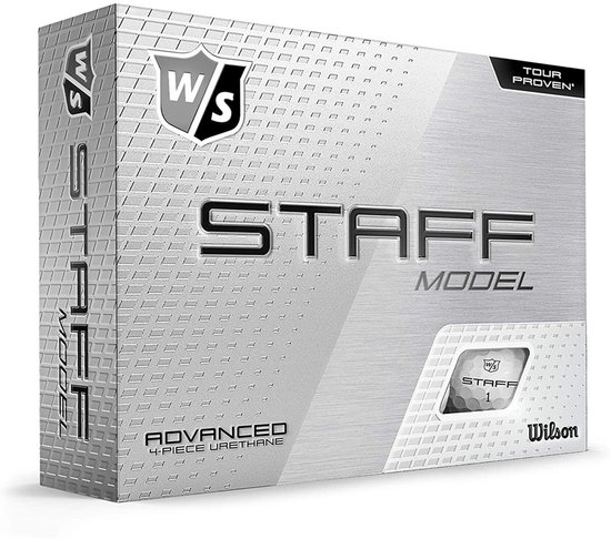 Wilson Staff Model Golfballen - Wit - 12 Stuks van Merkloos