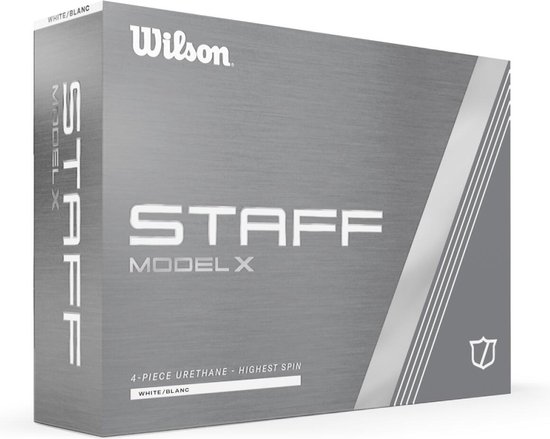Wilson Staff Model X Golfballen 2024 - Wit - 12 Stuks van Wilson