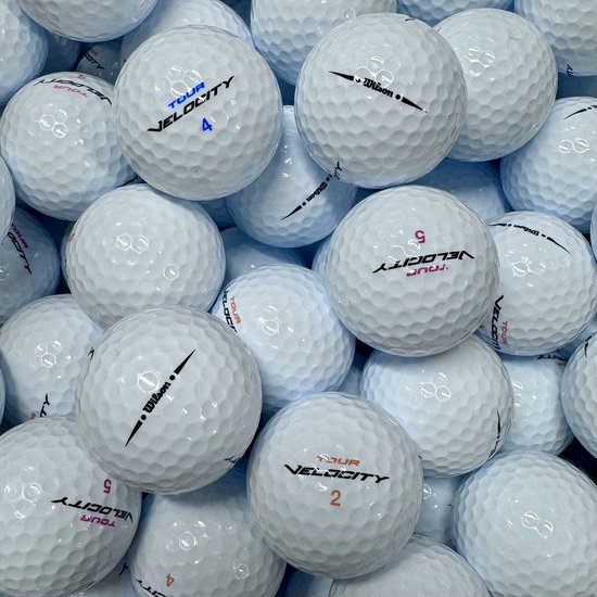 Wilson Tour Velocity golfballen voordeelverpakking 20 stuks wit van Wilson