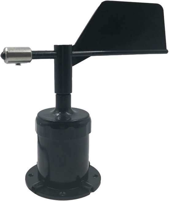 Windmeter Sensor - Windmeter Station - Weer Meten - Hoge Hardheid Materiaal - 3 Cup - Grijs