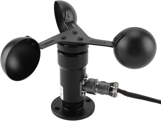 Windsensor - Windmeter - Windmeting - 360 graden meting - 0-30m/s - Aluminium