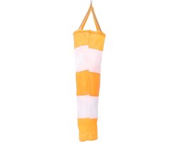 Windsock - Windzak Windmeter - Windrichting Bepalen - Slijtvast Polyester - 80 cm - Fel Oranje