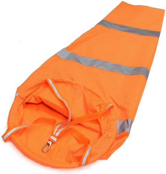 Windsok Rainbow - Windzak Windmeter - Windmeting Buiten - Reflecterende Strepen - 1.5m Lengte - Regenboog
