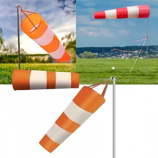 Windszak voor buiten - Waterdichte reflecterende windmeten voor tuin en buitengebruik van Merkloos