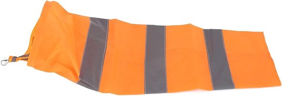 Windzak Indicator - Windmeter - Luchtstroom Meten - Fel Oranje - 100cm - Oranje