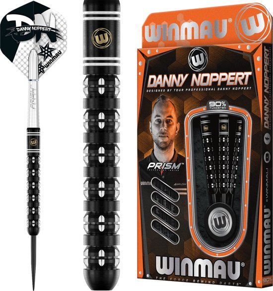 WINMAU - Danny Noppert Freeze: Edition Steeltip Tungsten Dartpijlen Professioneel - 24g van Winmau