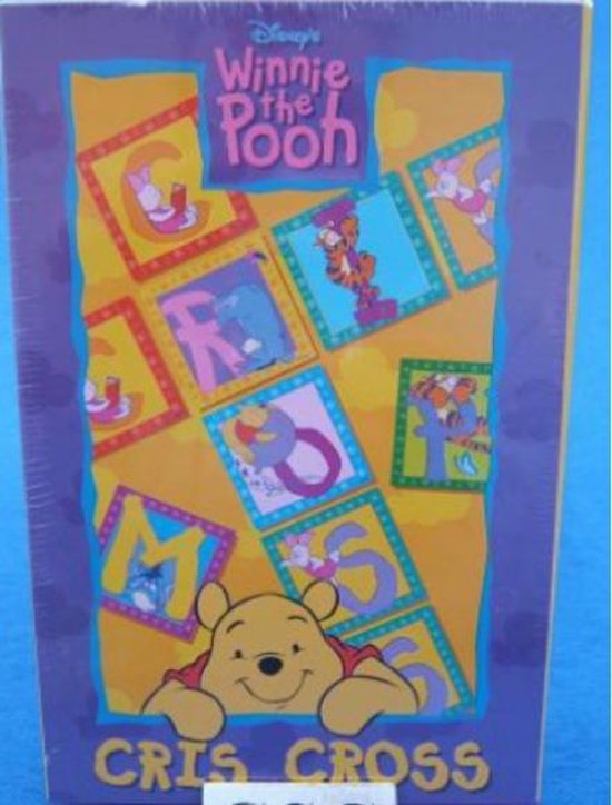 winnie the pooh woord spel - 70 kaartjes met letters en 2 jokers van Winn